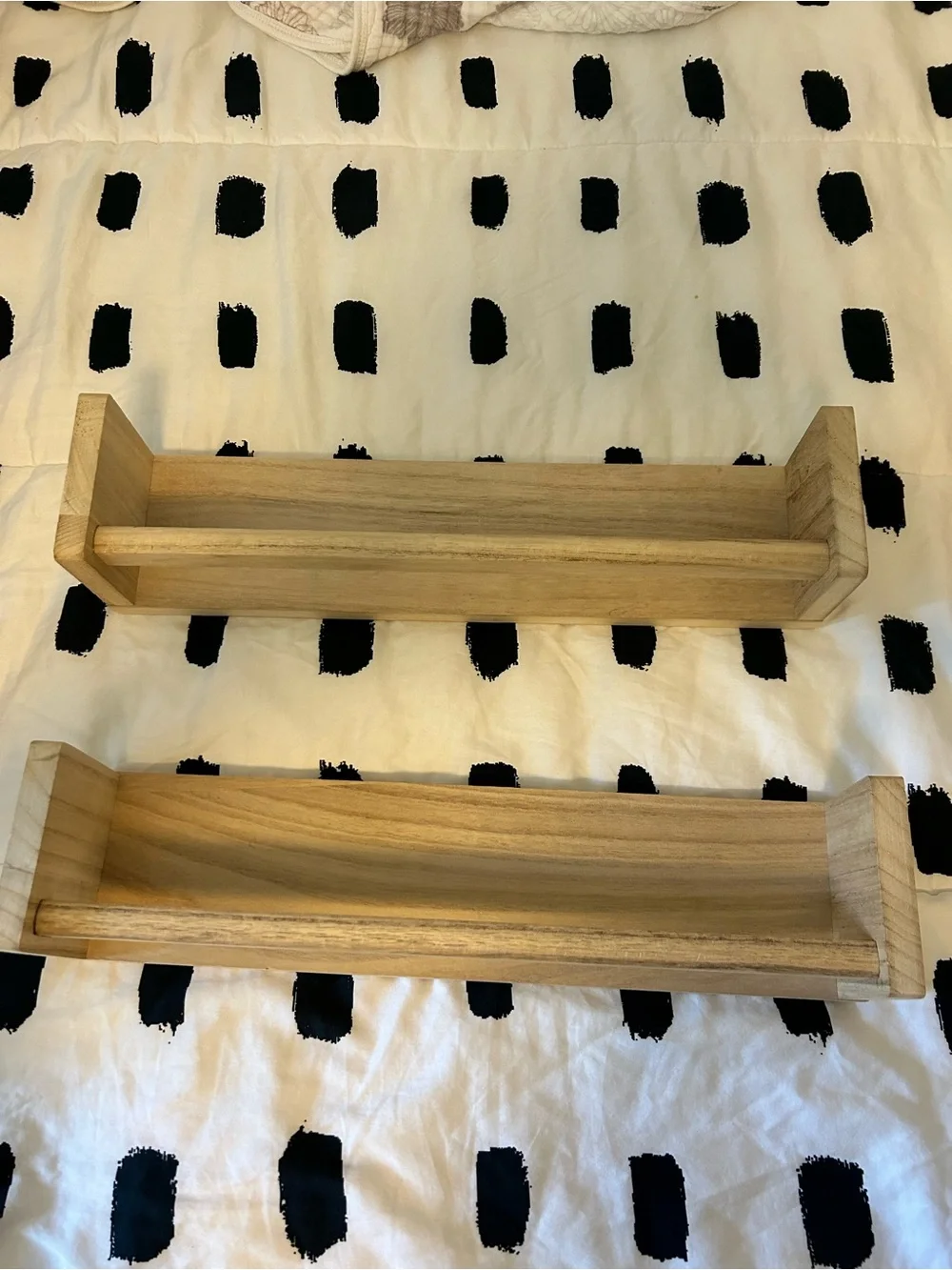 (2) 24 inch floating shelves